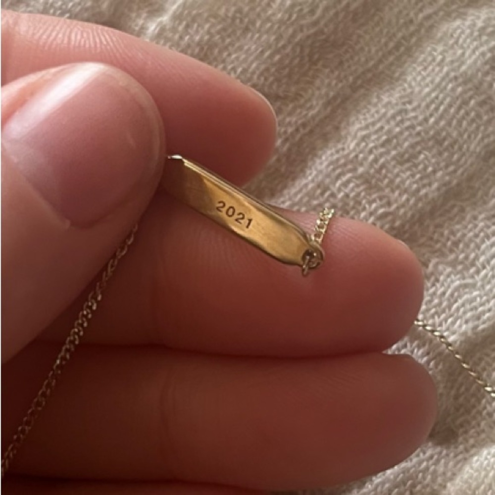 Ana Luisa ID Slim Bar Necklace